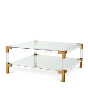 111983 - Coffee Table Royalton brushed brass finish