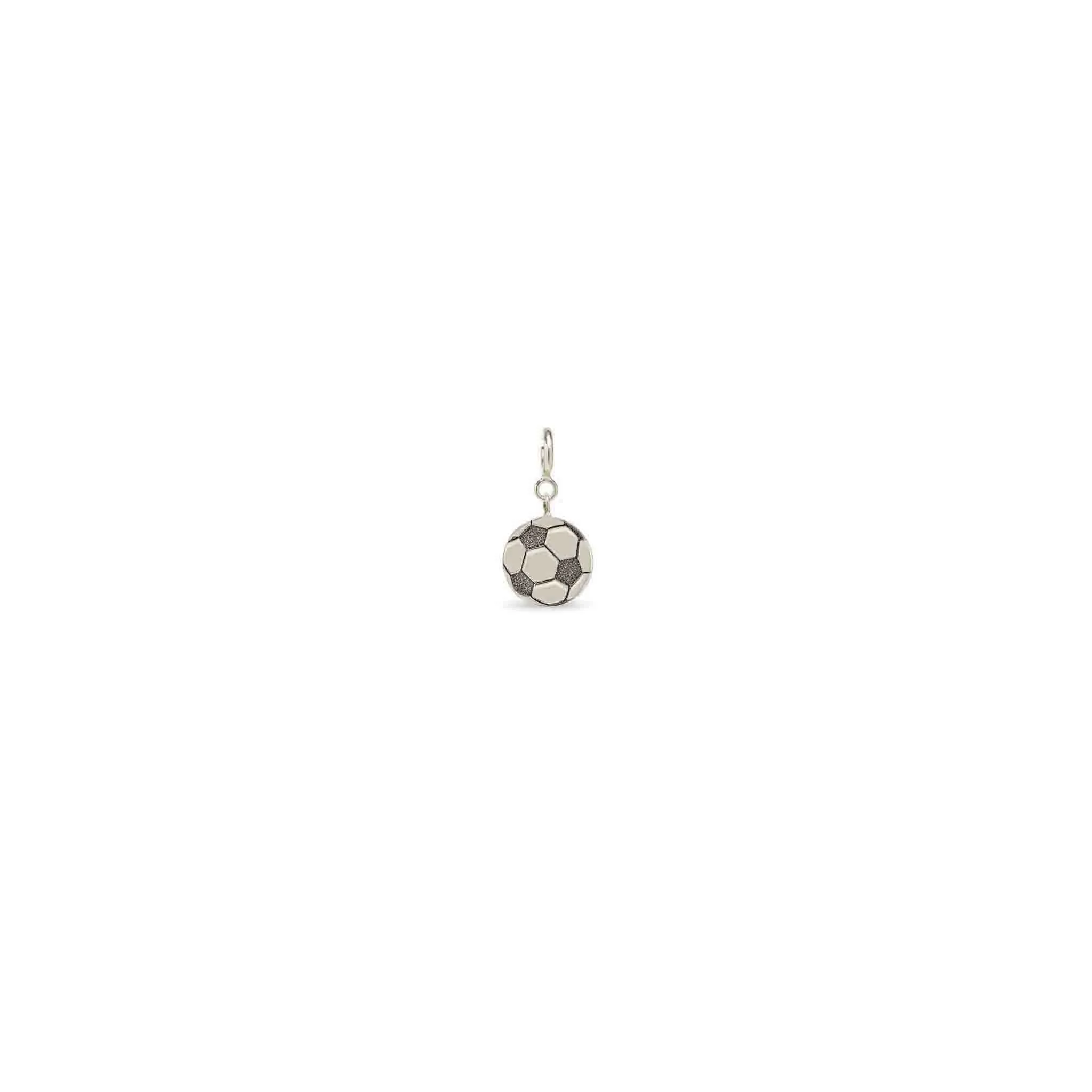 14k Single Midi Bitty Soccer Ball Charm