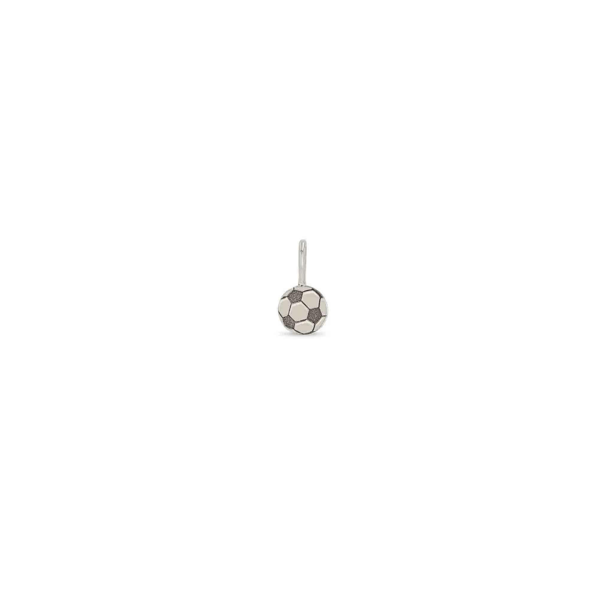 14k Single Midi Bitty Soccer Ball Charm