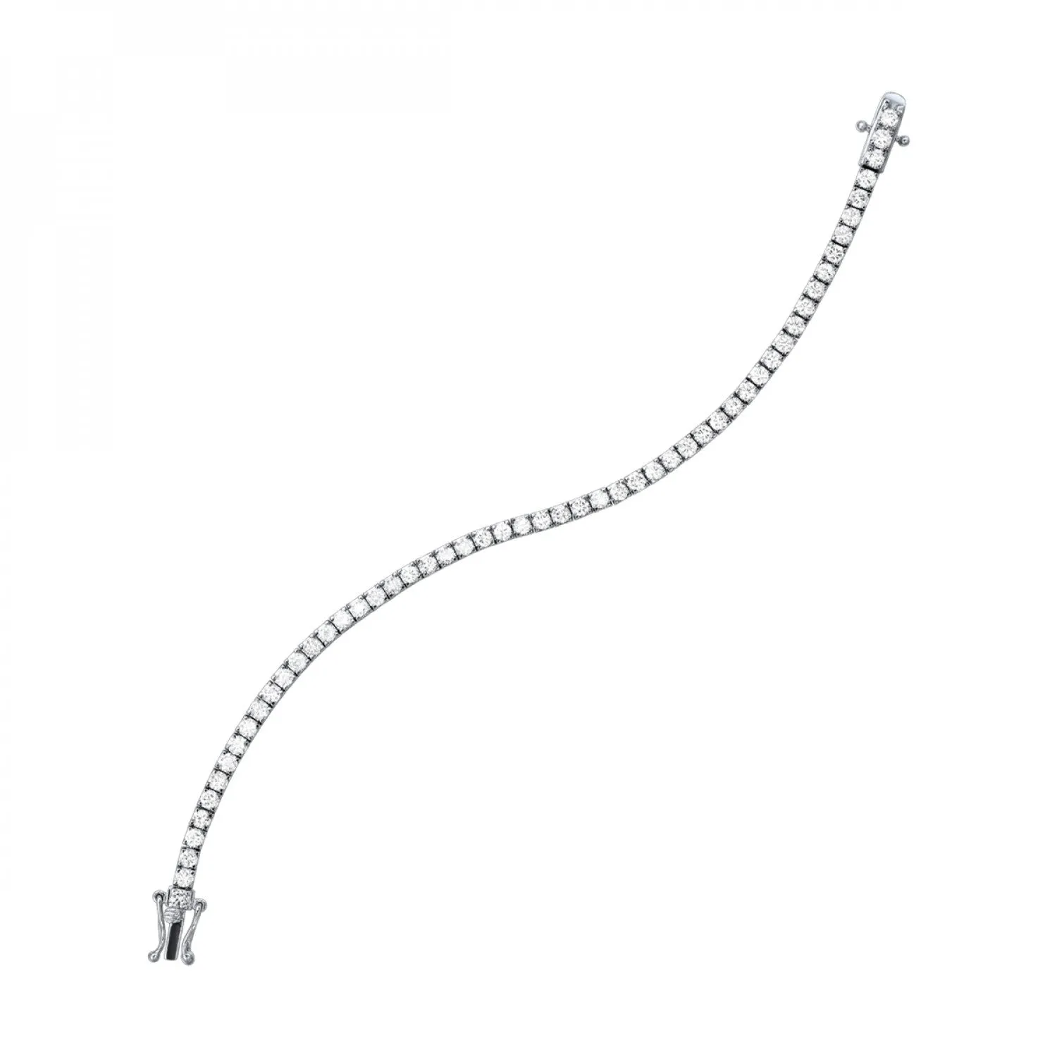 14k White Gold 2cttw Diamond Tennis Bracelet