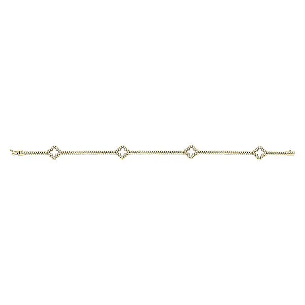 14k Yellow Gold Lusso Diamond Tennis