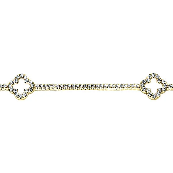 14k Yellow Gold Lusso Diamond Tennis
