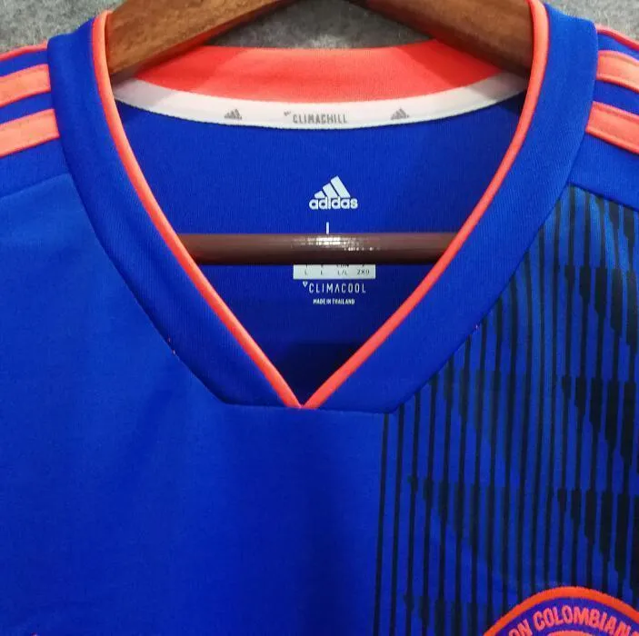 2018 Men Colombia Jersey #10 James Soccer Jersey World Cup Jersey Player
