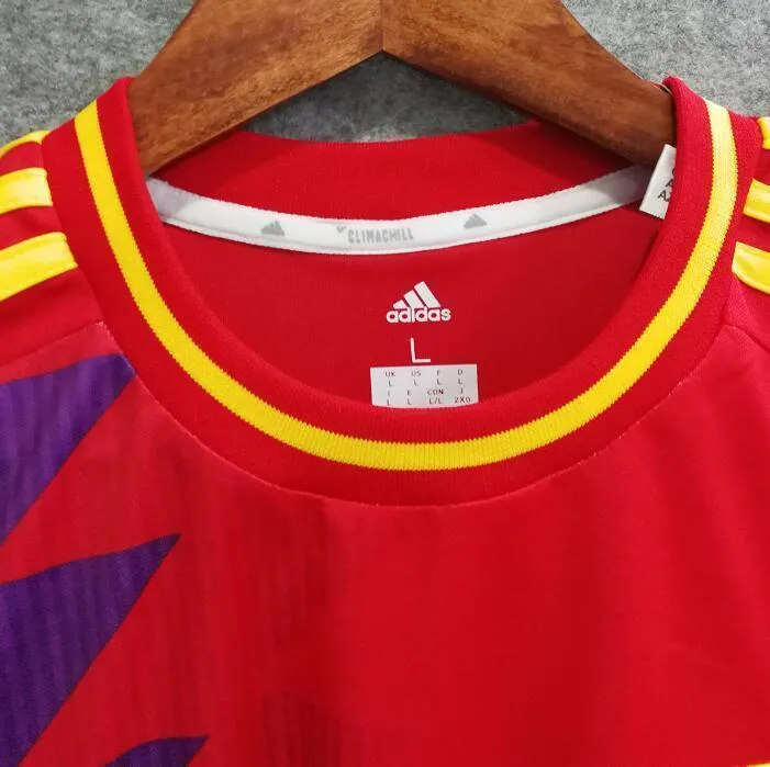 2018 Men Spain Jersey Home 22 Isco Jersey Soccer World Cup Jersey Player