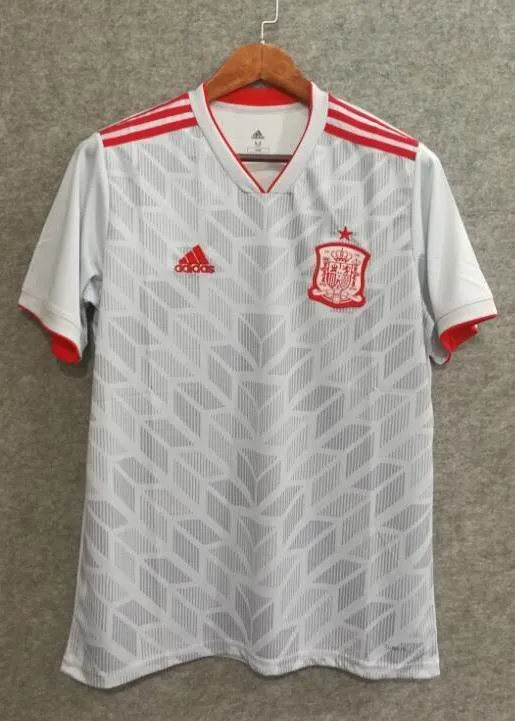 2018 Men Spain Jersey Stadium Away Soccer Jersey World Cup Jersey Fanatics