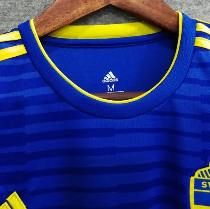 2018 Men Sweden Jersey Stadium Away Soccer Jersey World Cup Jersey Fanatics
