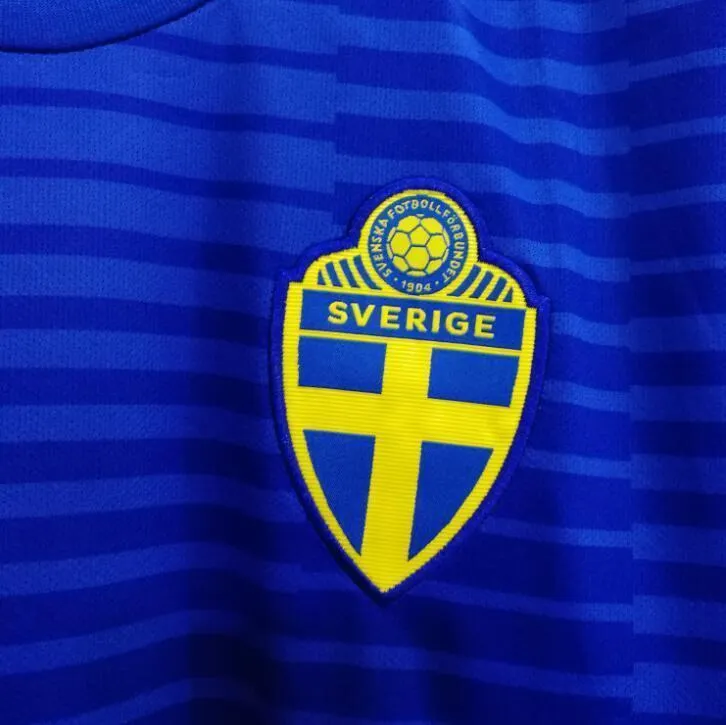 2018 Men Sweden Jersey Stadium Away Soccer Jersey World Cup Jersey Fanatics