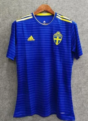 2018 Men Sweden Jersey Stadium Away Soccer Jersey World Cup Jersey Fanatics