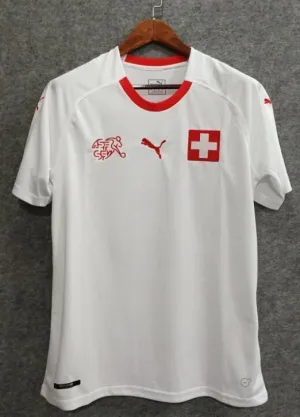 2018 Men Swiss Jersey Stadium Away Soccer Jersey World Cup Jersey Fanatics