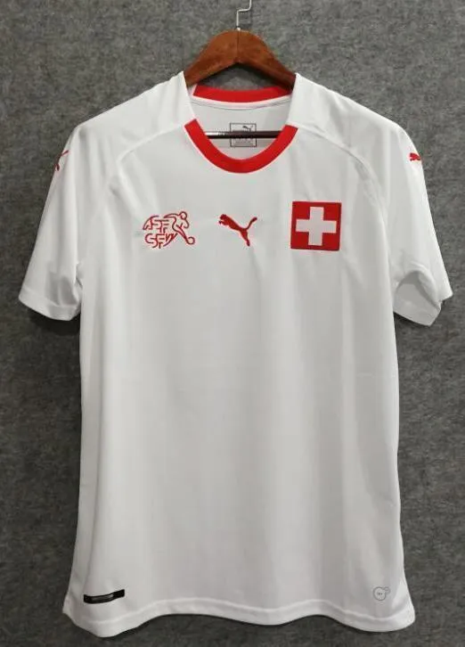 2018 Men Swiss Jersey Stadium Away Soccer Jersey World Cup Jersey Fanatics