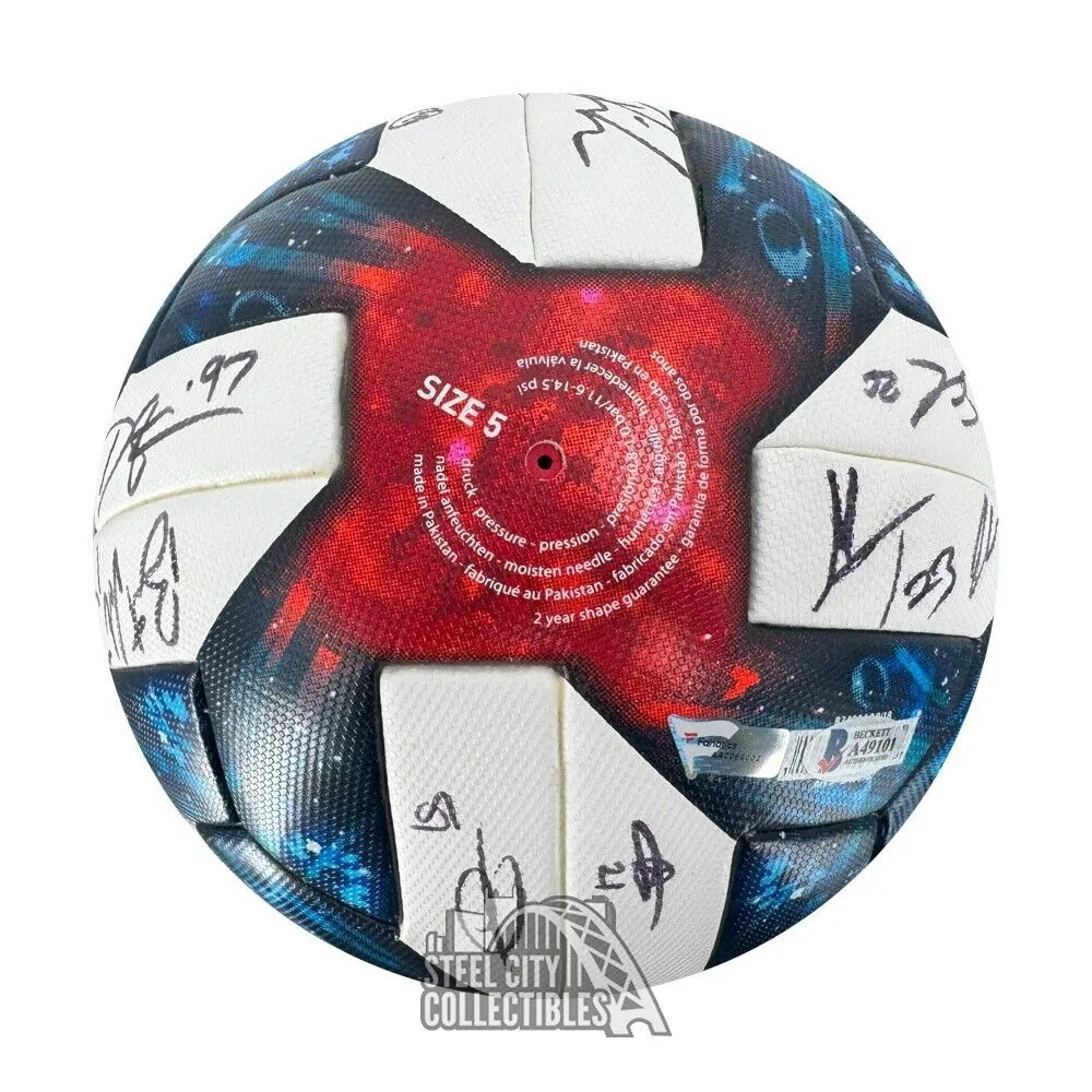 2019 Minnesota United FC Auto Match Used Soccer Ball -BAS/Fanatics LOA (24 Sigs)