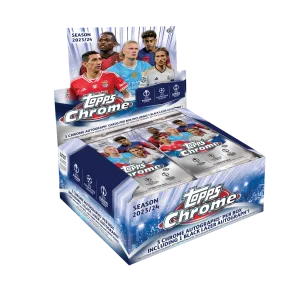 2023-24 Topps Chrome UEFA Club Competitions Jumbo Box