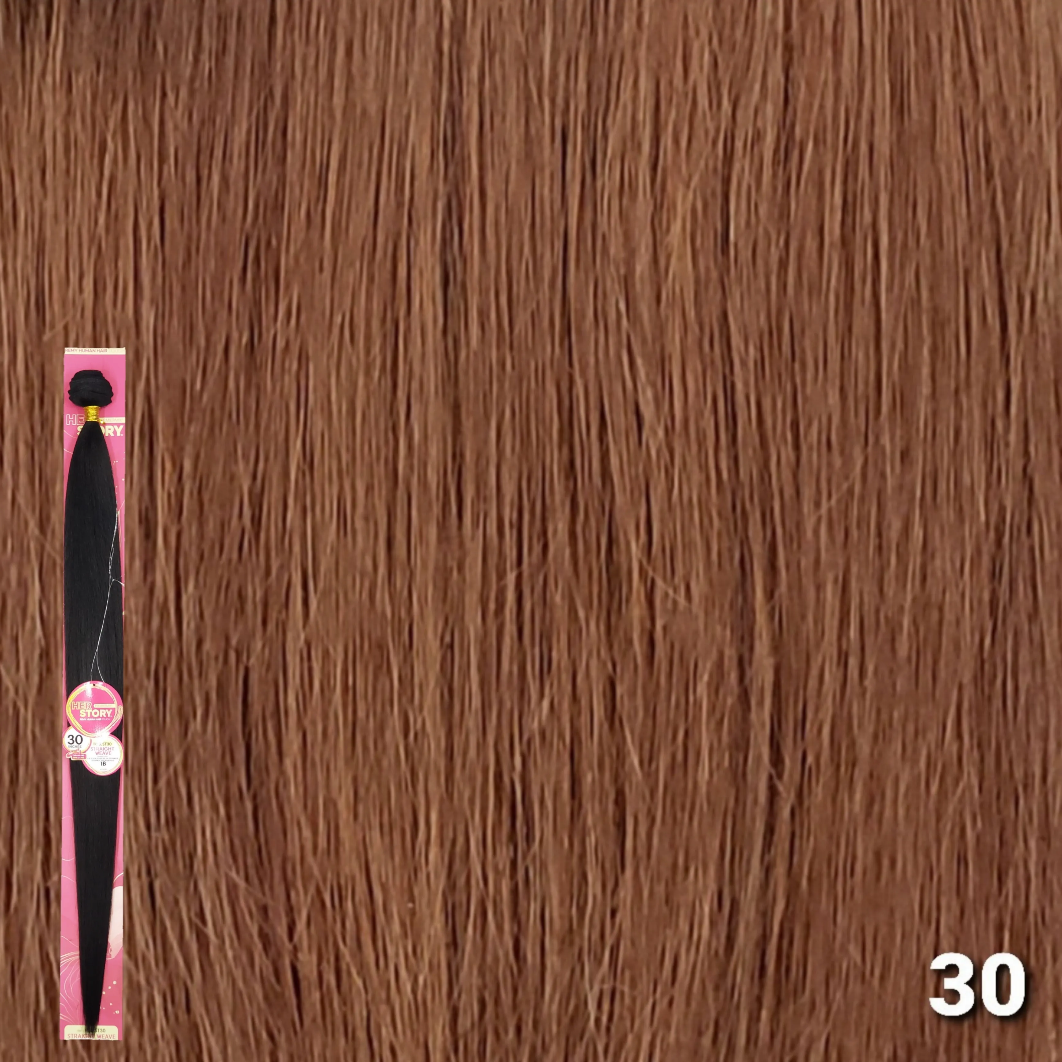 (30") Beshe HER STORY PremierMix Remy Touch Straight Weaving (HSB.ST30)