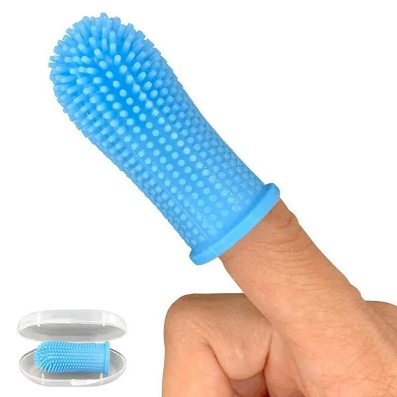360º Pet Finger Toothbrush | NEW Ergonomic Design