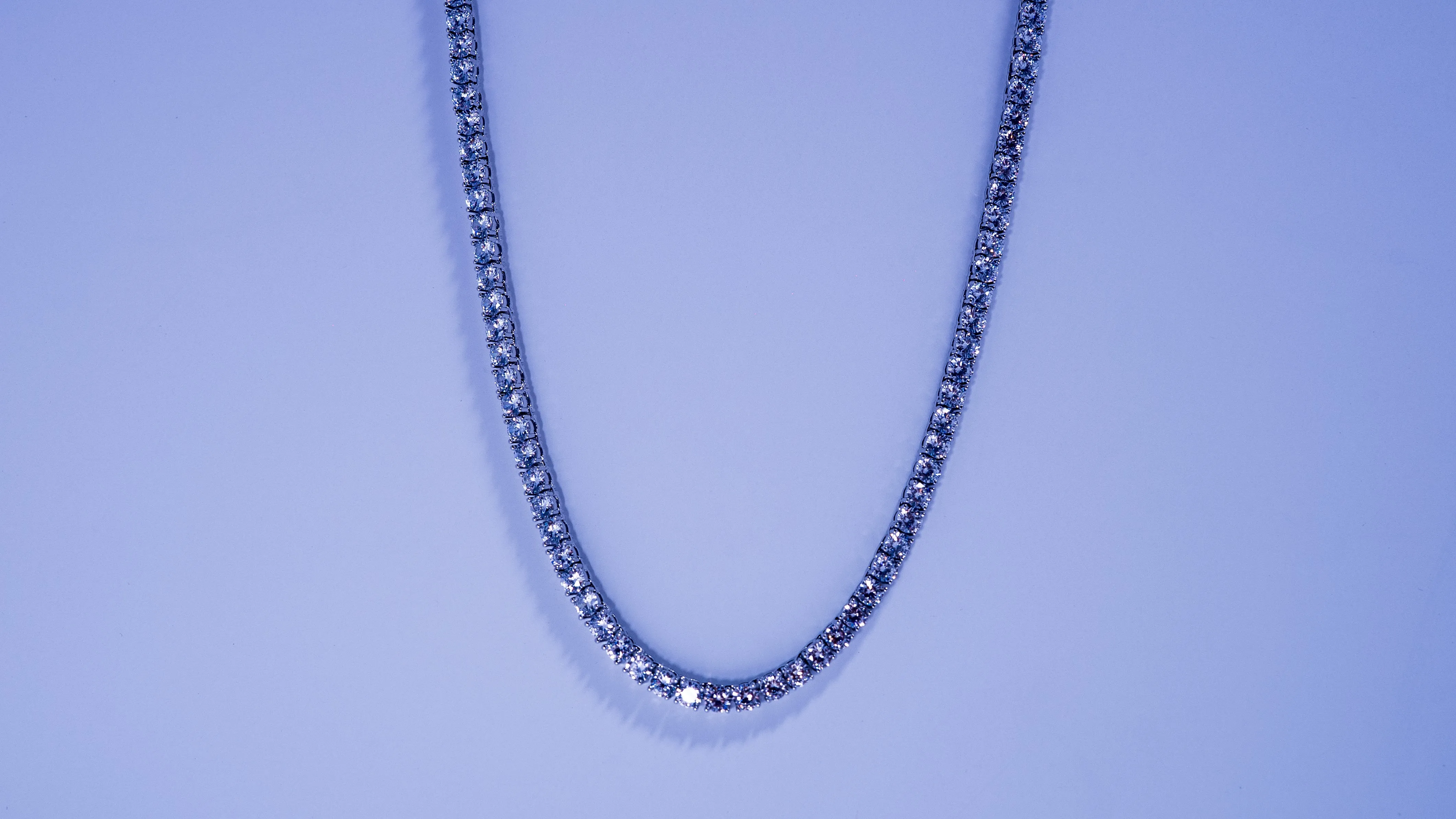 4MM Tennis Chain White Gold