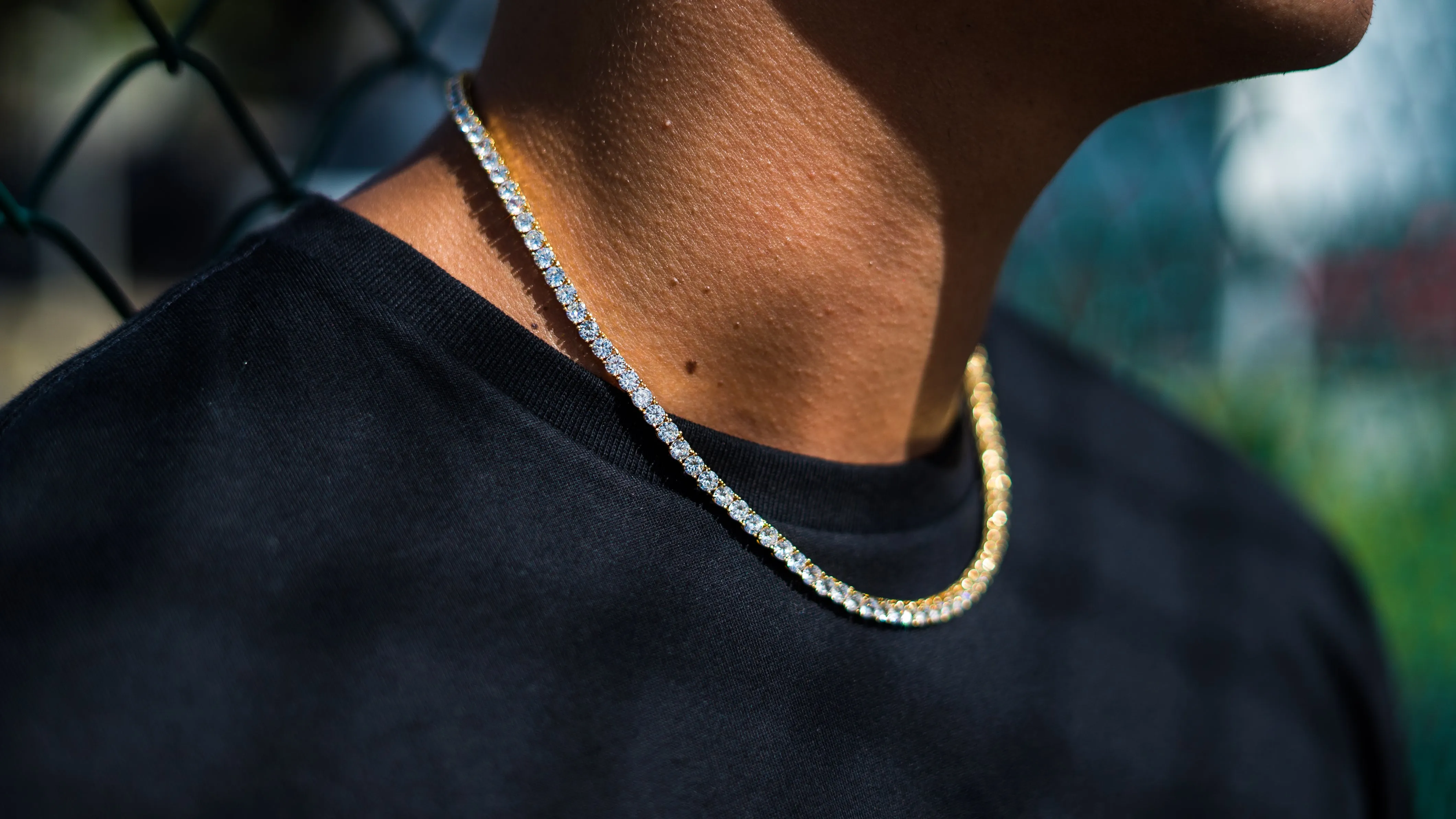 4MM Tennis Chain Yellow Gold