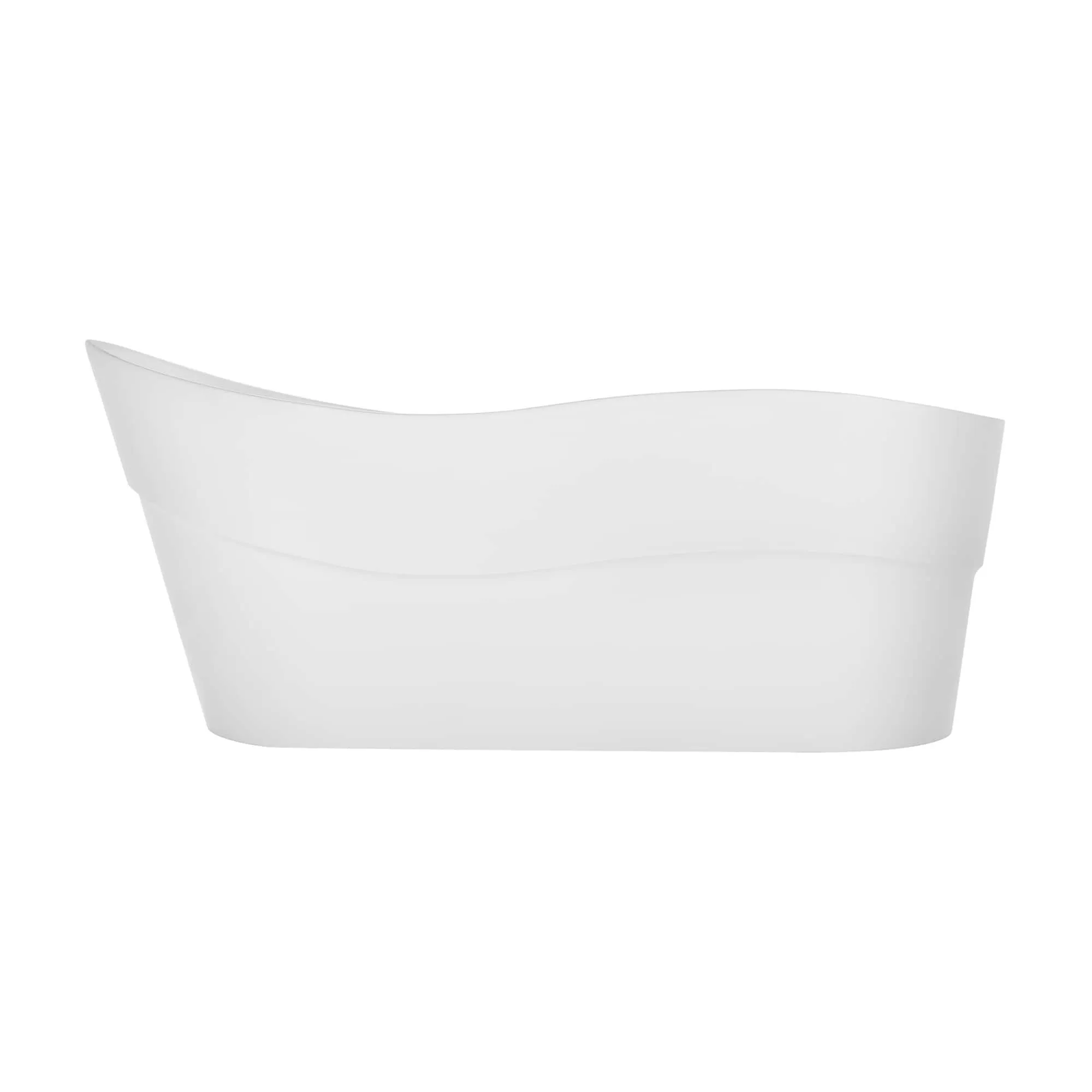 67" Freestanding Soaking Tub with Left Drain