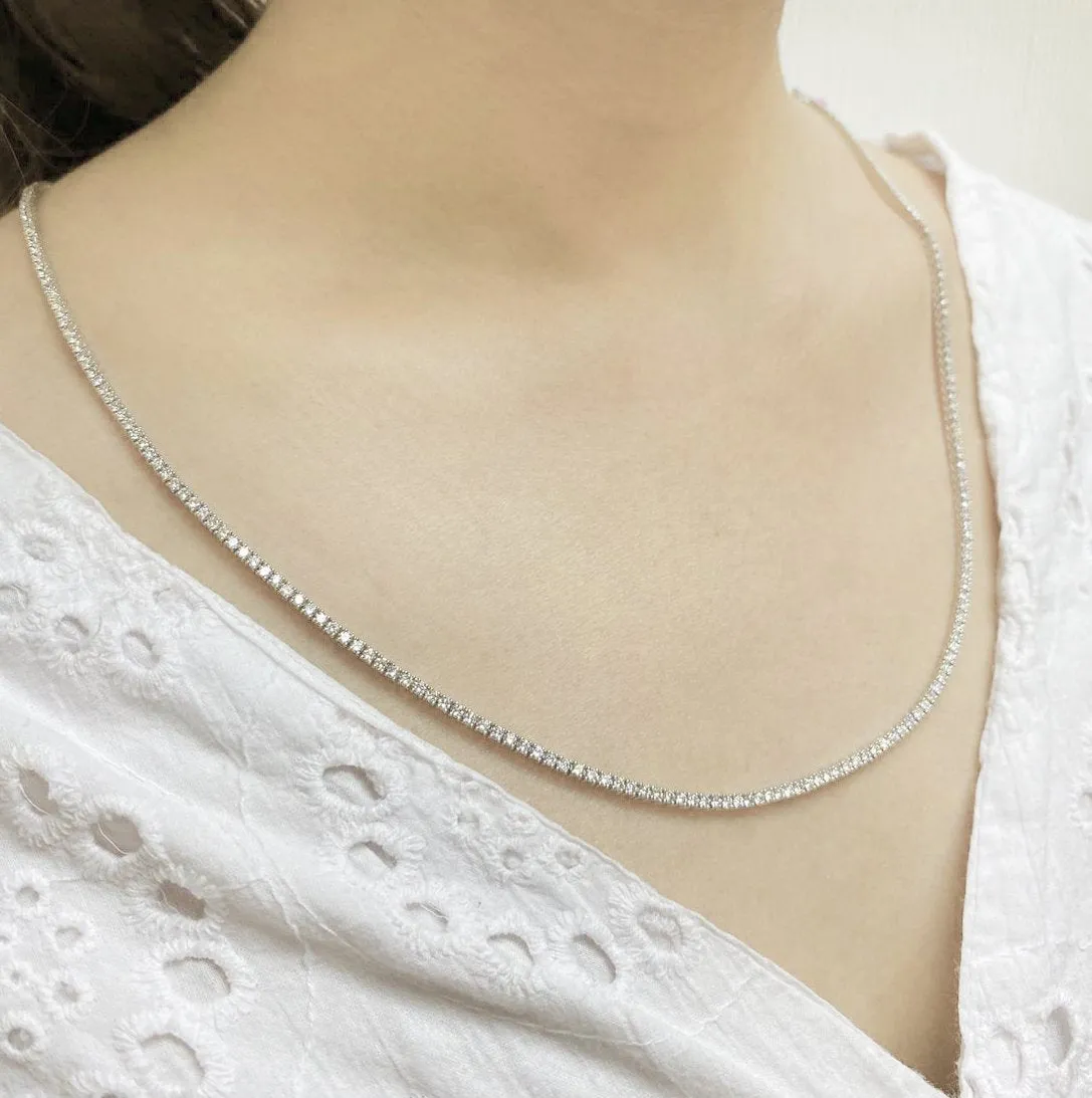 6ct Diamond Tennis Necklace NL2FAW4D1-6T