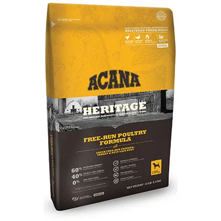 Acana Heritage Free-Run Poultry Dry Dog Food (Grain-Free)