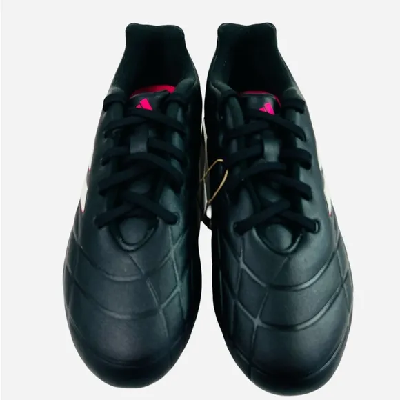 Adidas Youth Copa Pure.3 Firm Ground Soccer Cleats HQ8945 Black/Pink Size 3.5