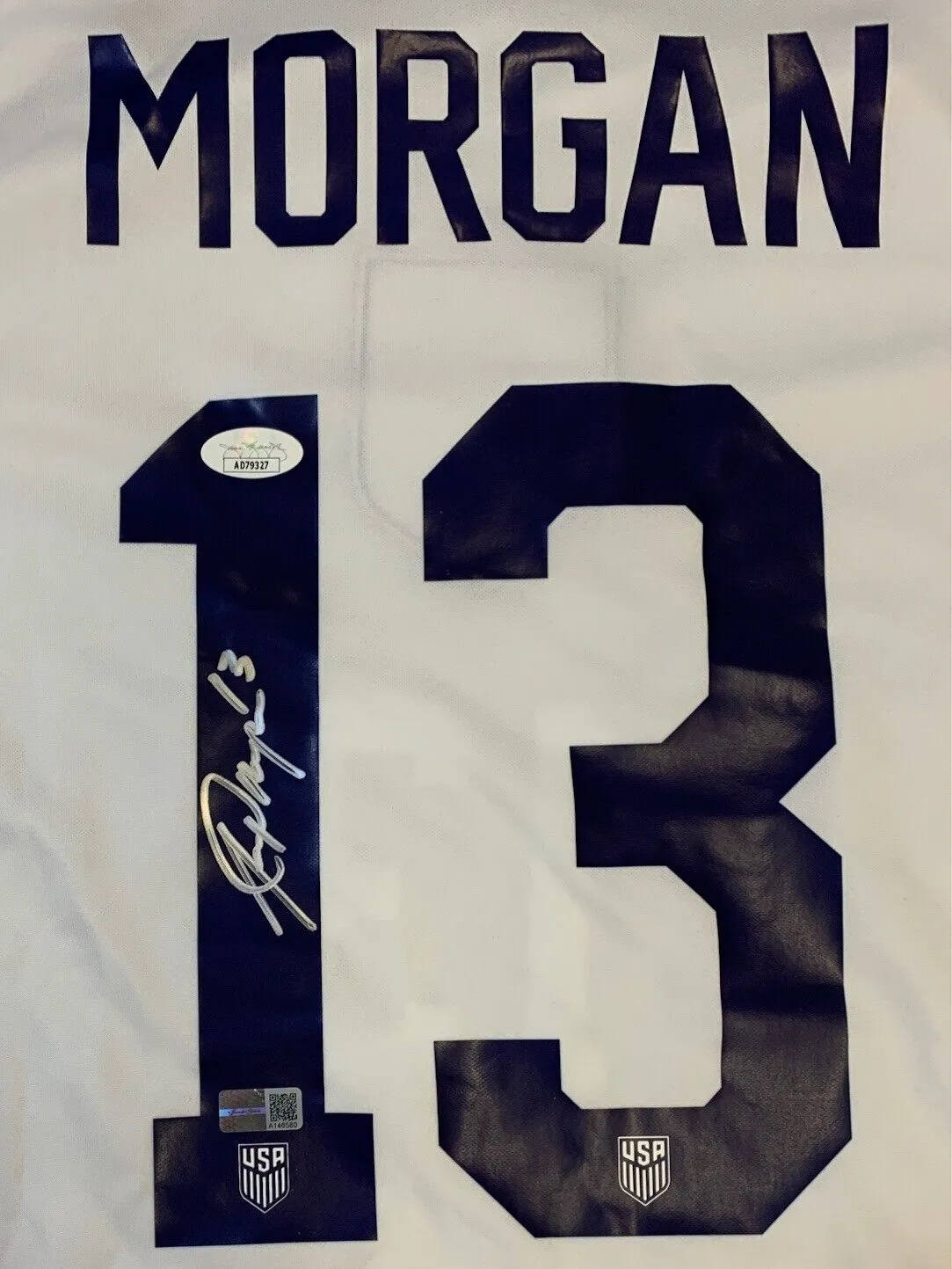Alex Morgan Autographed USA Womens World Cup Nike Soccer Jersey JSA COA White