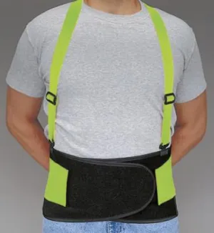 Allegro® Economy Hi-Viz Back Supports, X-Large, Lime Green, 7178-04