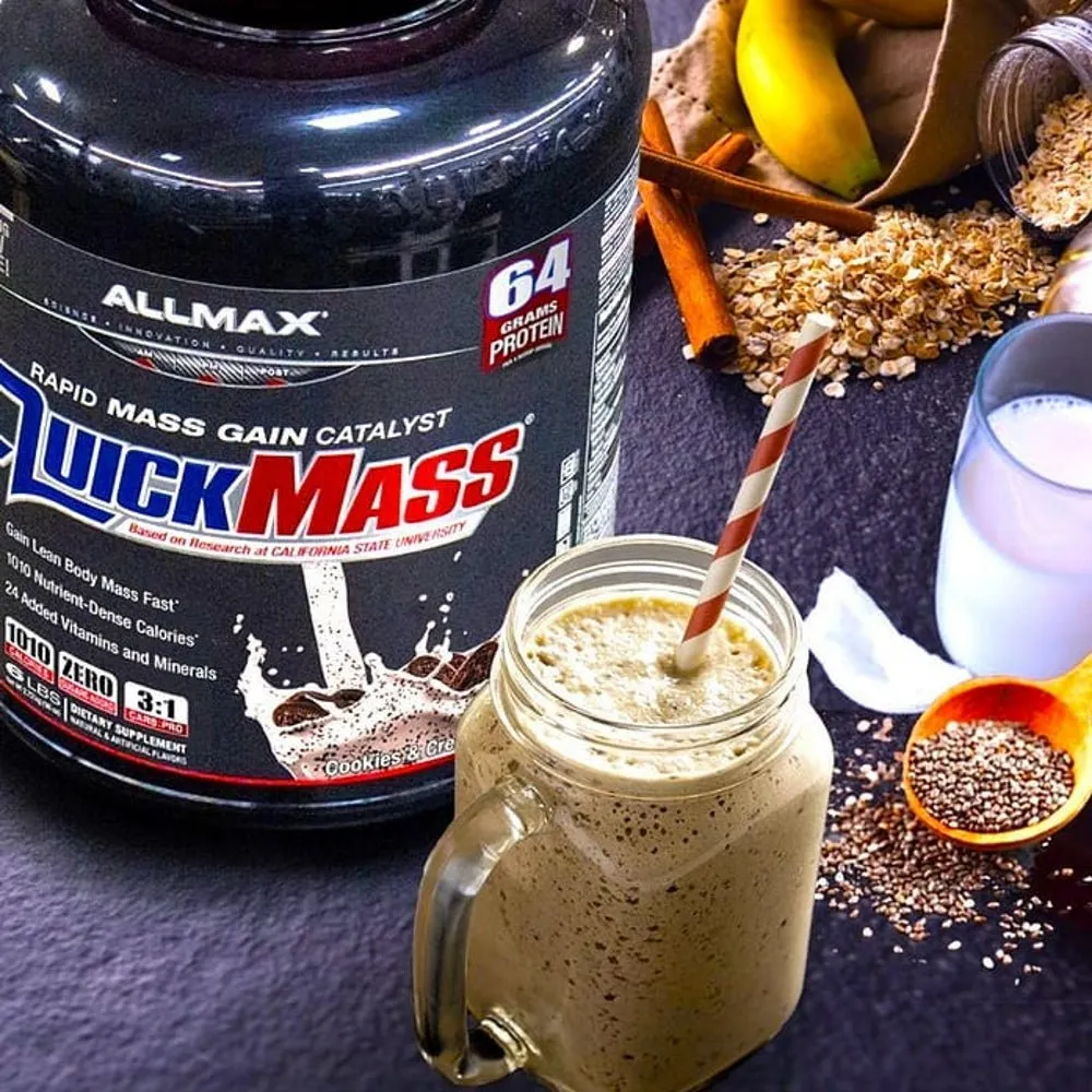 AllMax QuickMass Gainer 3.5lbs (Kosher) Exp Jun-Aug 2025