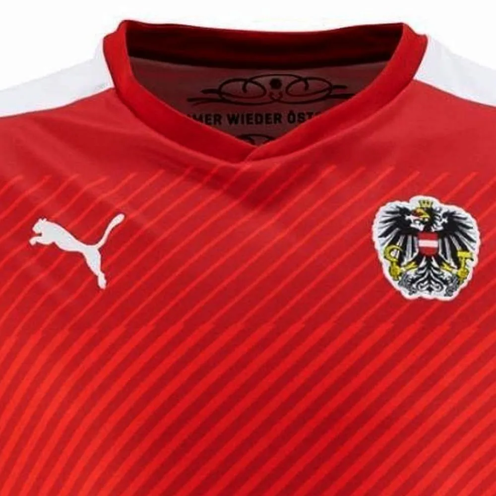Austria national team Home soccer jersey 2017 - Puma