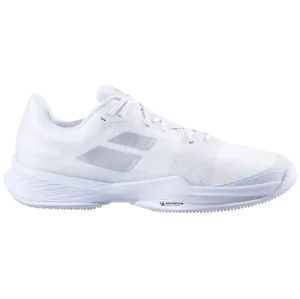 Babolat Women's Jet Mach 3 Grass Wimbledon Tennis Shoe In White/Silver