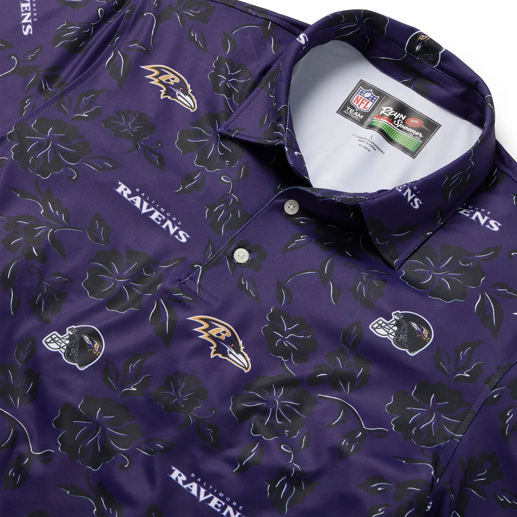 BALTIMORE RAVENS PUA PERFORMANCE POLO