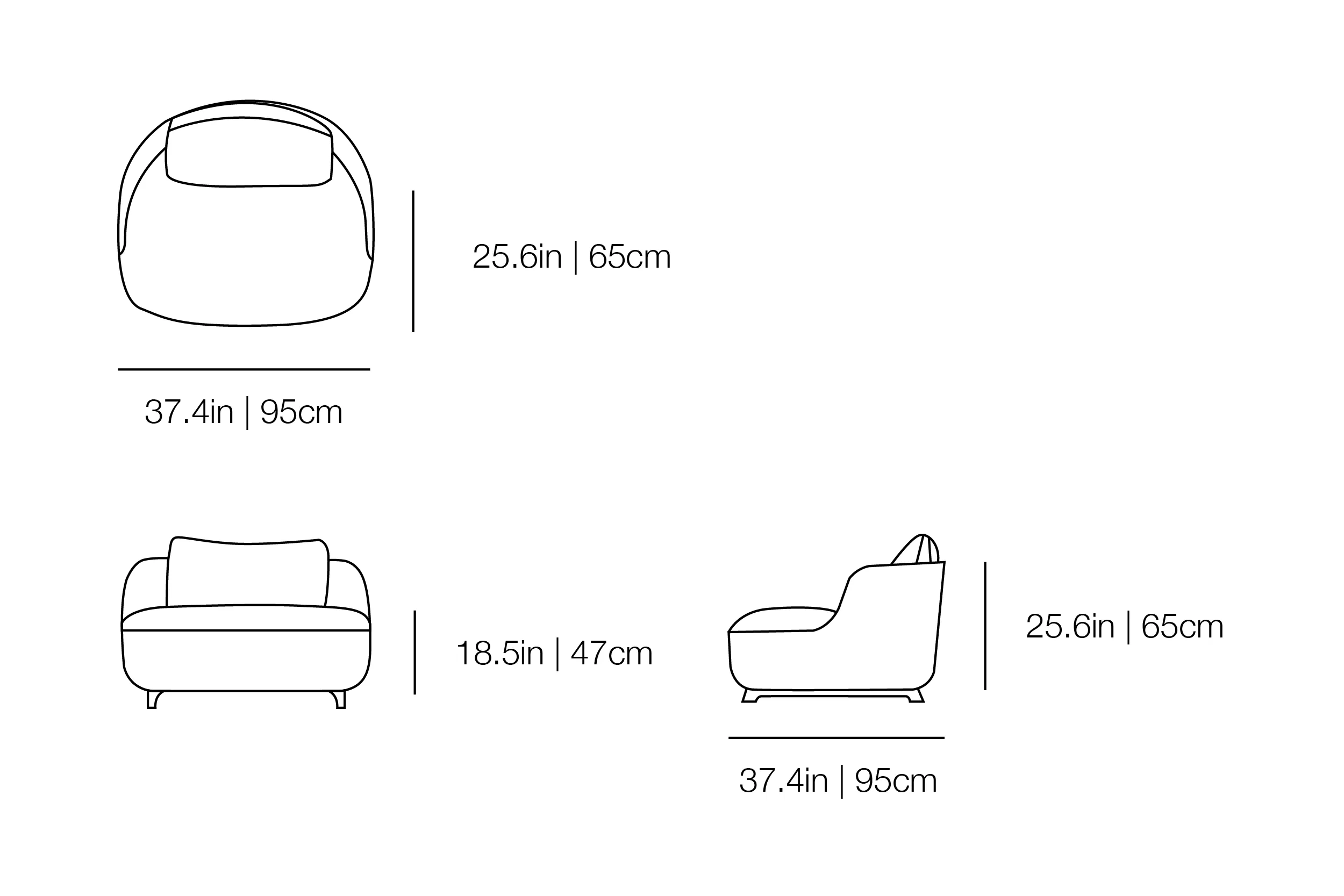 Bart - Canapé Armchair