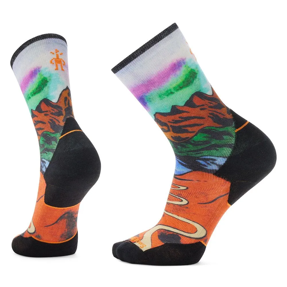 Bas Smartwool Trail Run Targeted Cushion Single Track Print Unisexe
