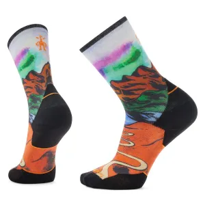 Bas Smartwool Trail Run Targeted Cushion Single Track Print Unisexe