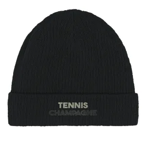 Beanie Tennis Champagne  - Cotton Bio, Embroidered Design