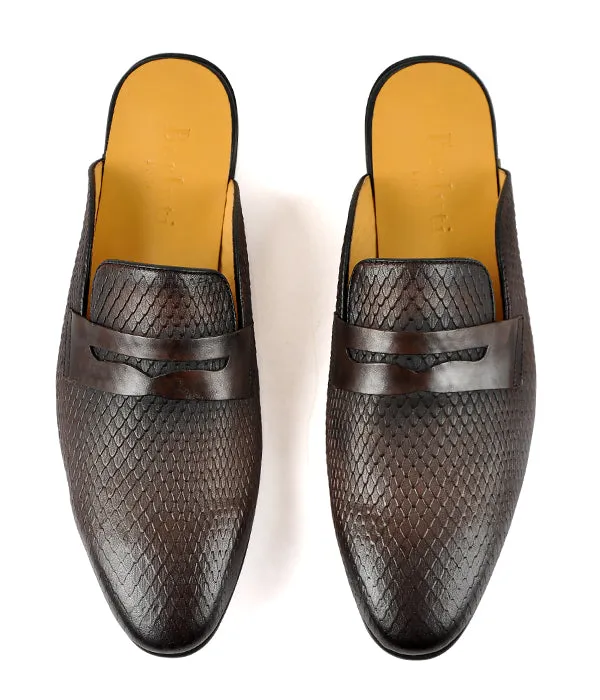 Berluti Penny Coffee Mules