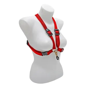 BG Alto and Tenor Harness XL Women Red Coated ~ Metal Hook
