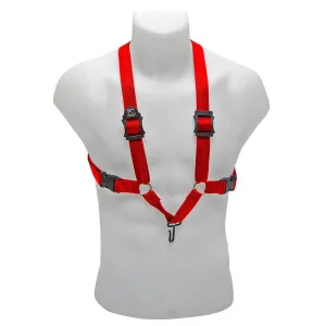 BG Alto, Tenor & Baritone Sax XL Harness ~ Red ~ Metal Hook