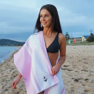 Big Lightweight Quick Dry Beach Towel With Pockets - Best Travel Gift