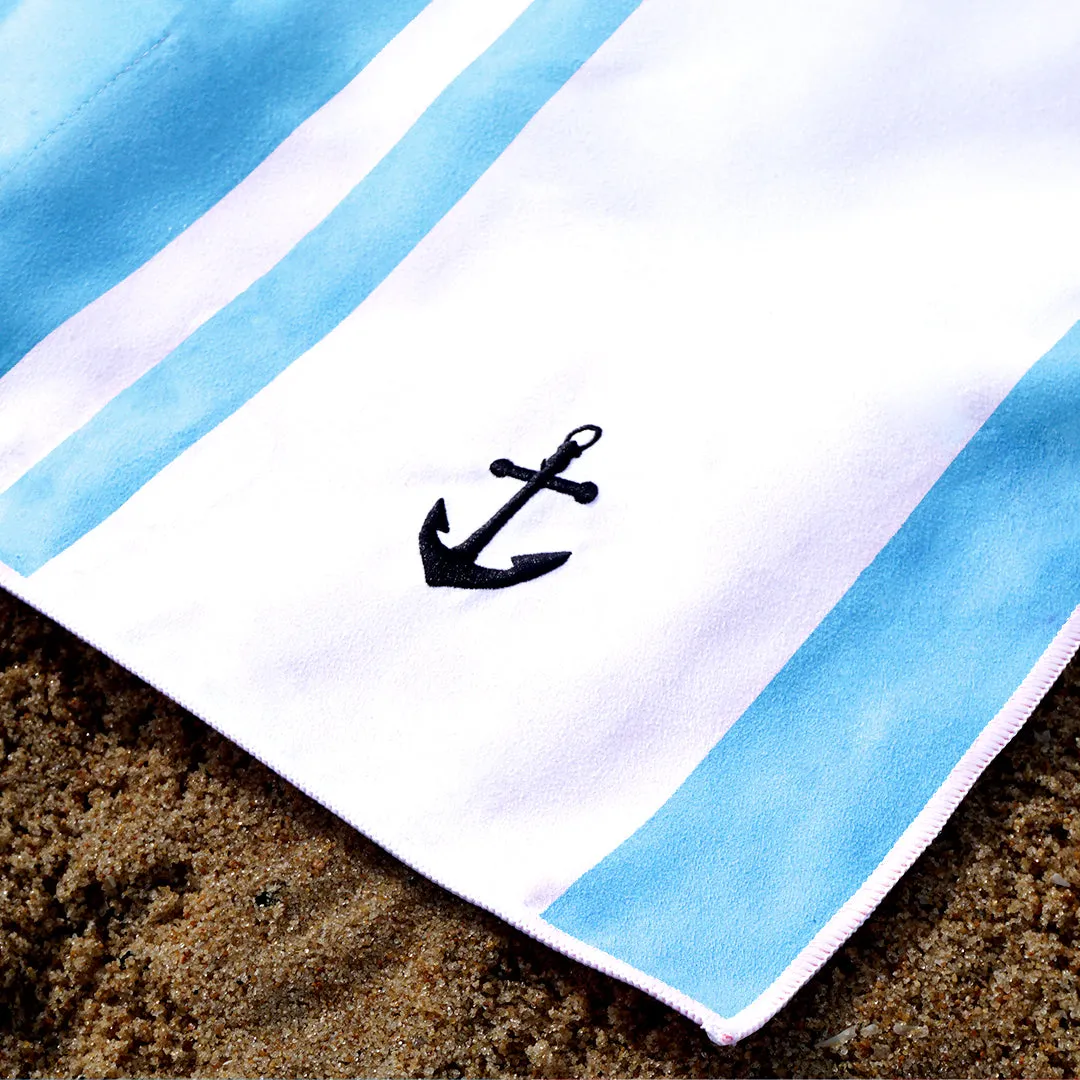 Big Lightweight Quick Dry Beach Towel With Pockets - Best Travel Gift