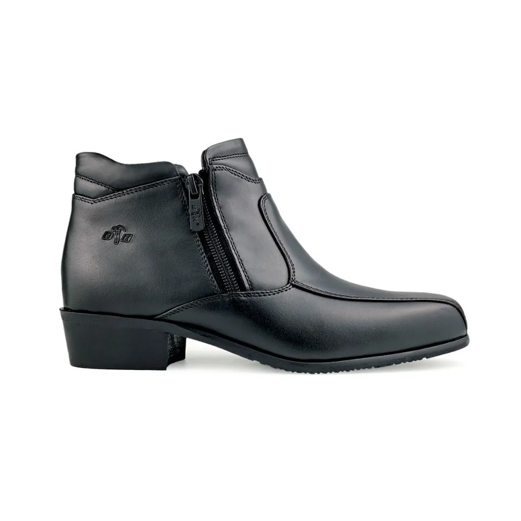 Black Hammer Women Formal Mid Cut with Double Zip Shoes BH3855-YM