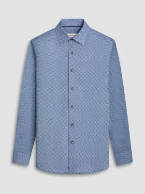 Bugatchi Ooohcotton James Long Sleeve Shirt - Cobalt