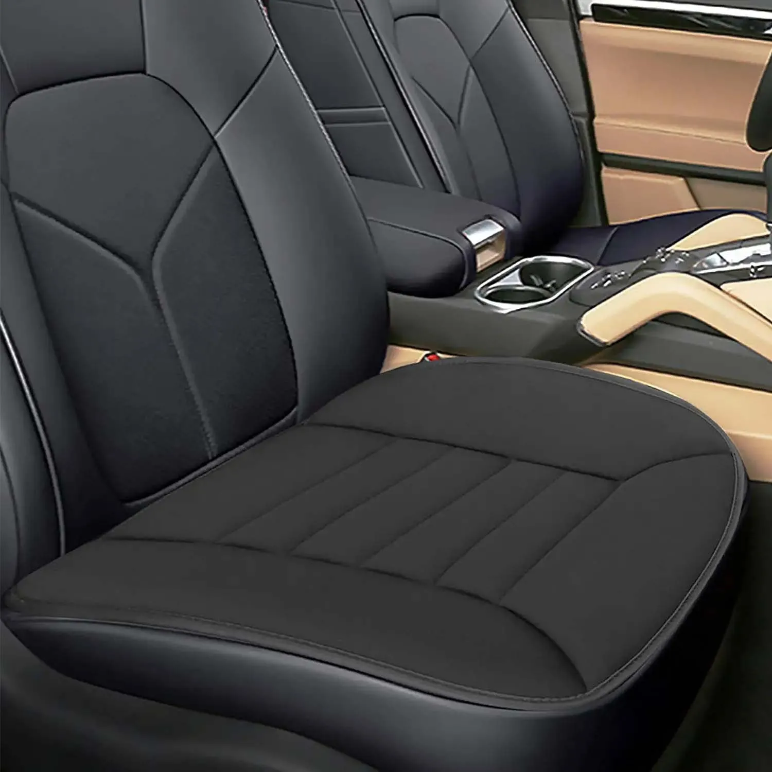 Car Seat Cushion with 1.2inch Comfort Memory Foam, Custom Fit For Your Cars, Seat Cushion for Car and Office Chair CH19989
