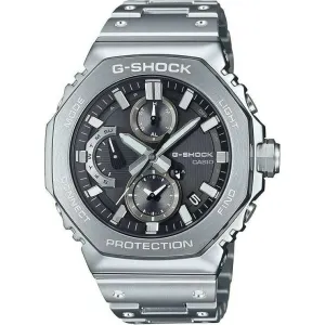 CASIO G-SHOCK FULL METAL CHRONOGRAPH BLUETOOTH SILVER & BLACK MEN WATCH GMC-B2100D-1AJF