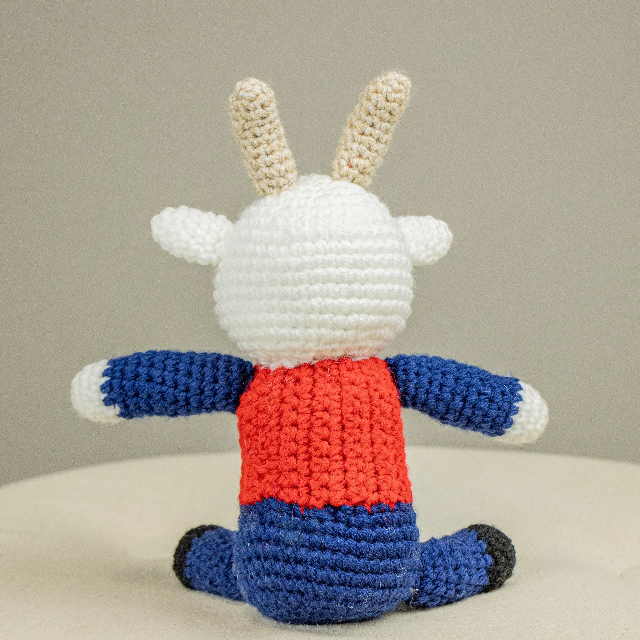 Chivas del Guadalajara Crochet Goat Mascot (Blue alternative shirt)