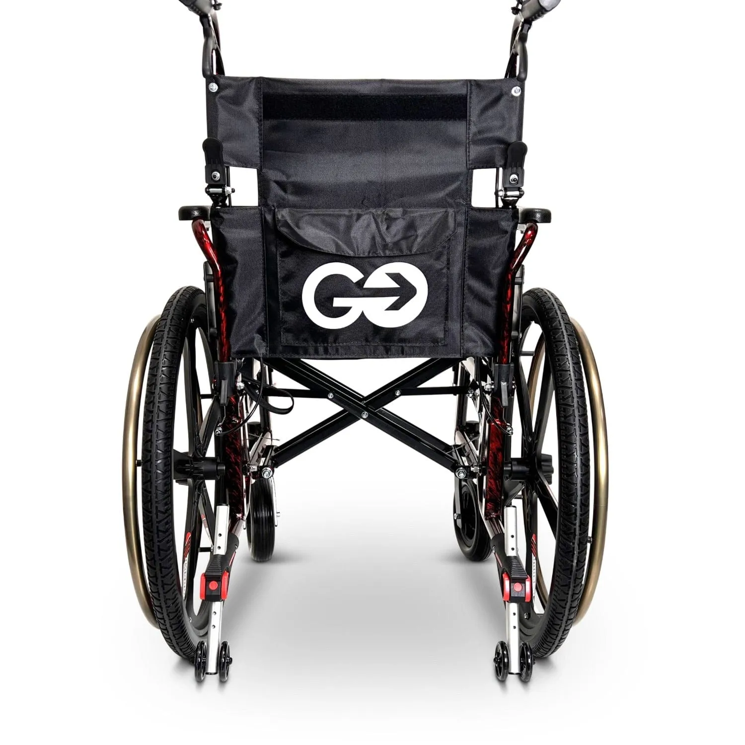 ComfyGo X-1 Lightweight Manual Wheelchair With Quick-Detach Wheels