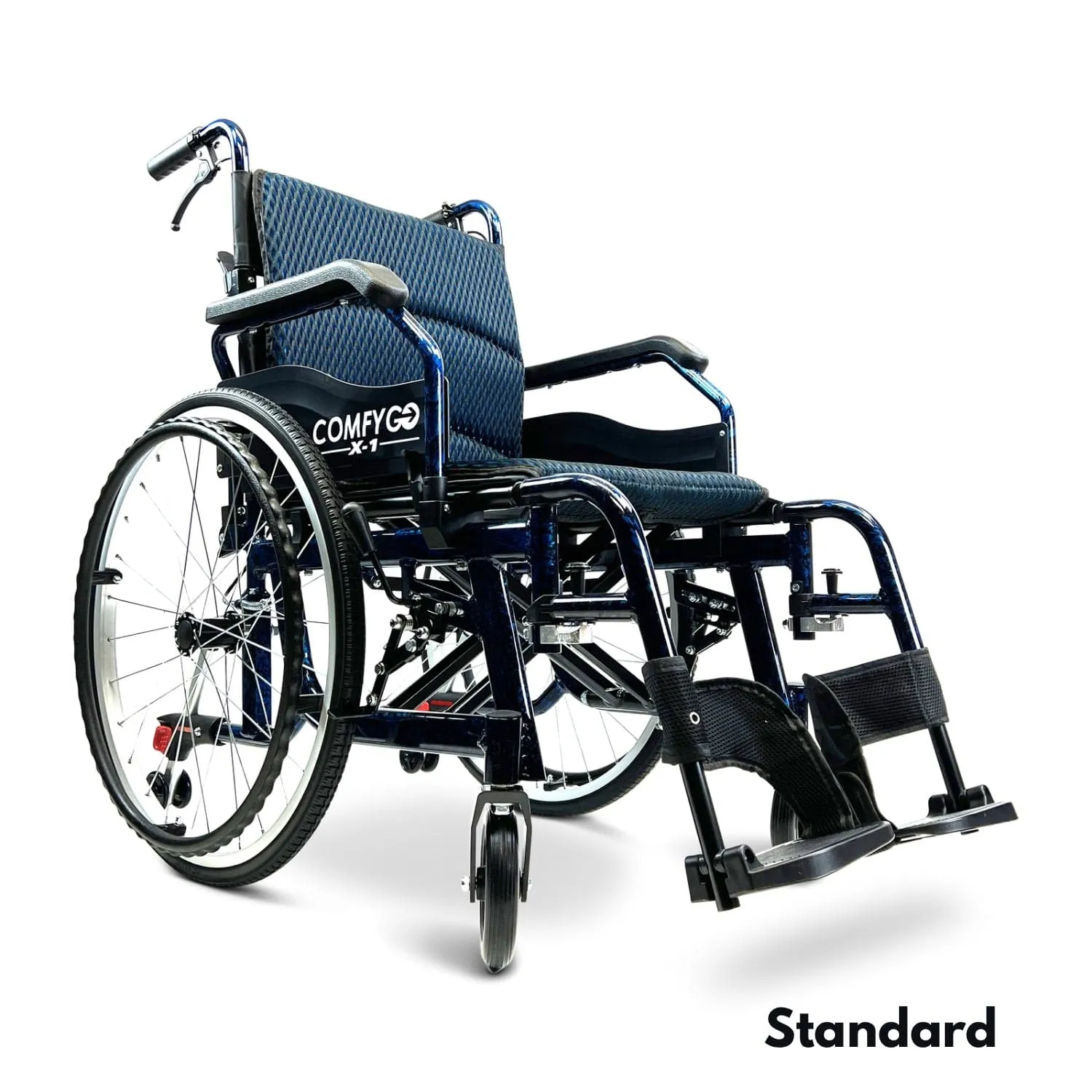 ComfyGo X-1 Lightweight Manual Wheelchair With Quick-Detach Wheels