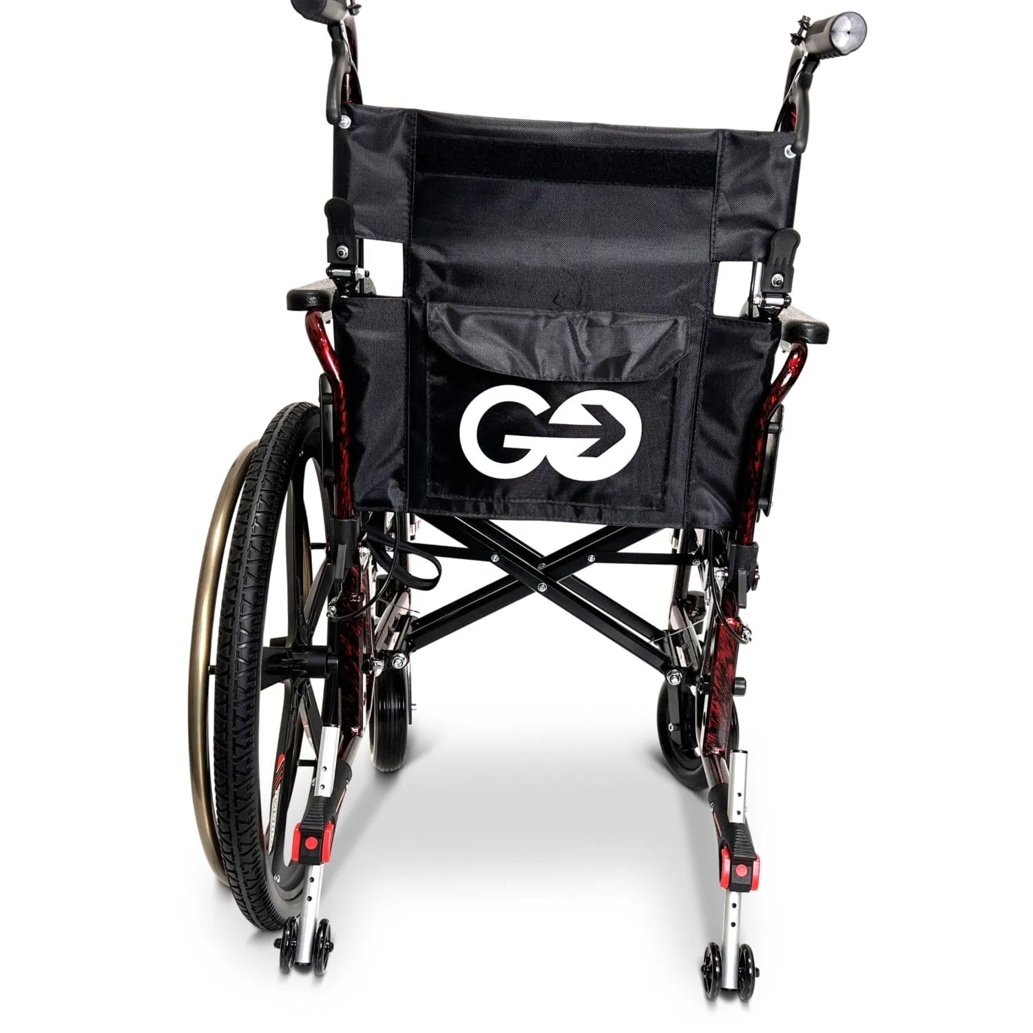 ComfyGo X-1 Lightweight Manual Wheelchair With Quick-Detach Wheels