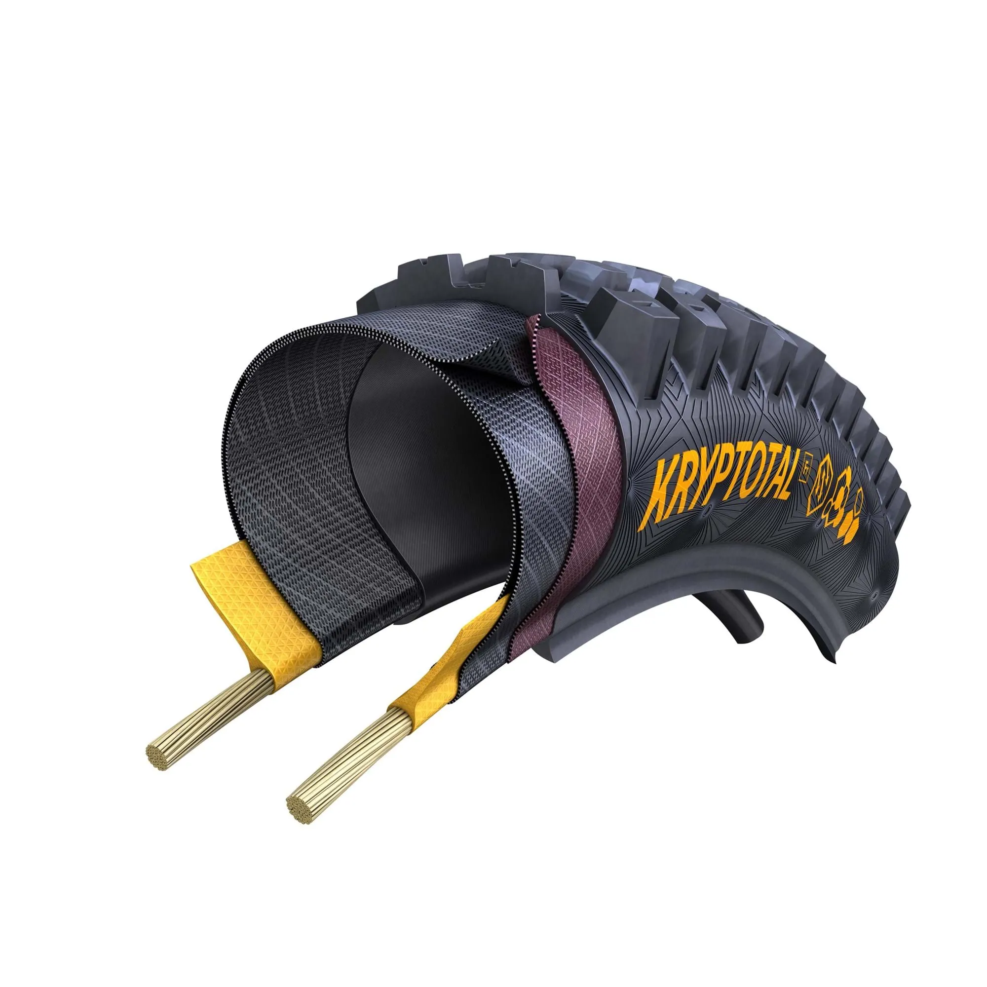Continental Kryptotal Front Downhill Tyre - Supersoft Compound Foldable