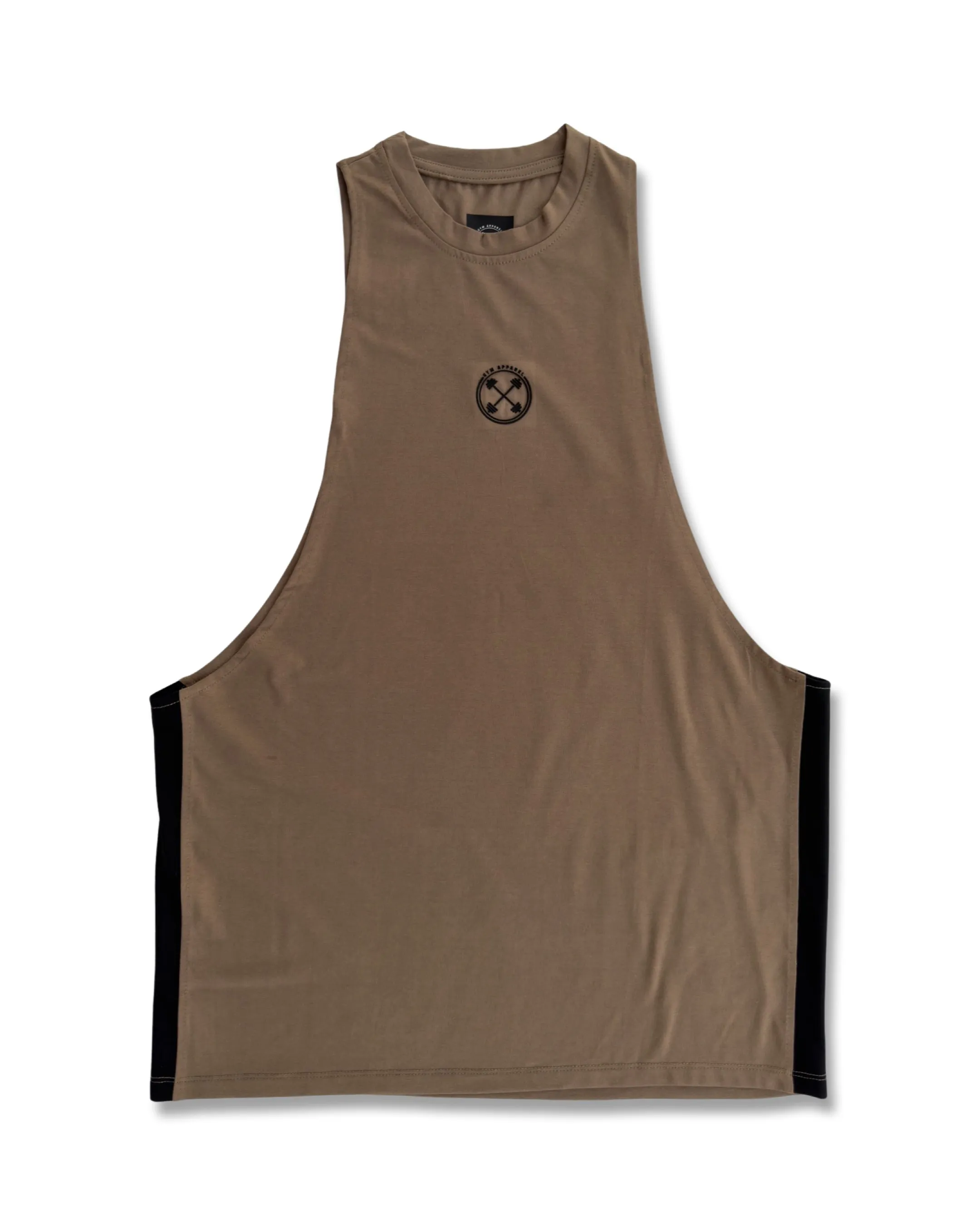 Contrast Deep Cut Tank