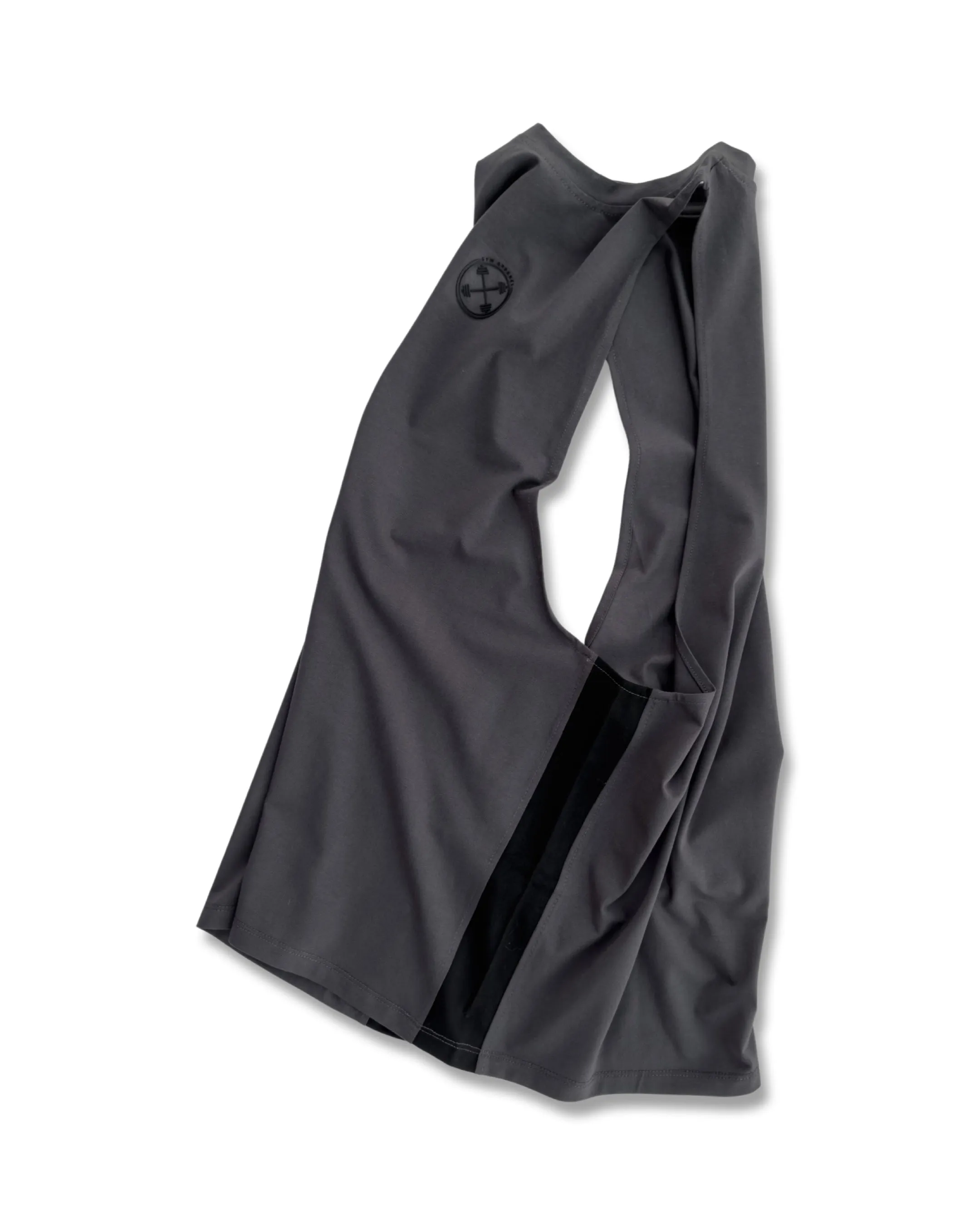 Contrast Deep Cut Tank
